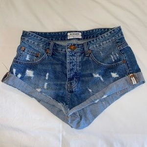One Teaspoon Jean Shorts (Size 26)